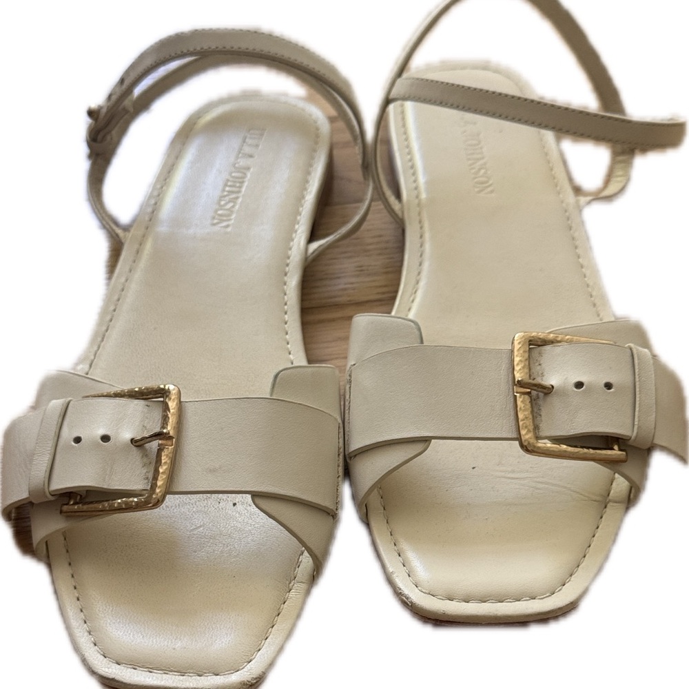 Ulla Johnson Leather Slingback Sandals
